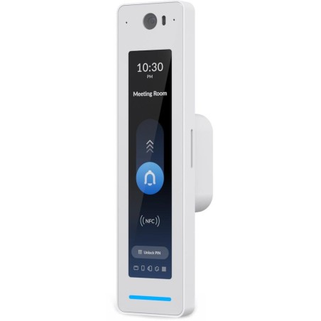 Ubiquiti UniFi Access G3 Reader Pro W - Přístupová NFC čtečka s kamerou, dotykový displej, krytí IP55, PoE, bílá