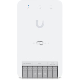 Ubiquiti UniFi Access Door Hub Mini - Rozbočovač, 2x PoE Out, 1x výstup 12V nebo Dry, 2x vstup senzor/tlačítko, 1x PoE++