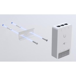 Ubiquiti UniFi Access Door Hub Mini - Rozbočovač, 2x PoE Out, 1x výstup 12V nebo Dry, 2x vstup senzor/tlačítko, 1x PoE++