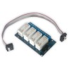 TINYCONTROL rozširujúca doska 4x relé 250VAC/16A pre LK3 a LK4