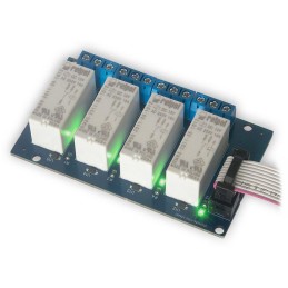 TINYCONTROL rozšiřující deska 4x relé 250VAC/16A pro LK3 a LK4