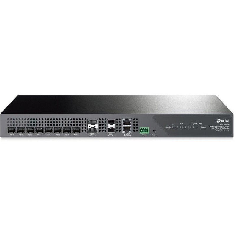 TP-Link DS-P7500-08 - DeltaStream 8-port Pizza-box XGS-PON + GPON OLT, 8x GPON, 2x 40GB QSFP+, 2x 10G SFP+