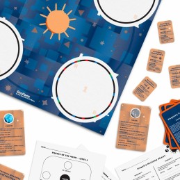 Zestaw Ozobot STEAM: Ozobot bada Słońce, Ziemię i Księżyc