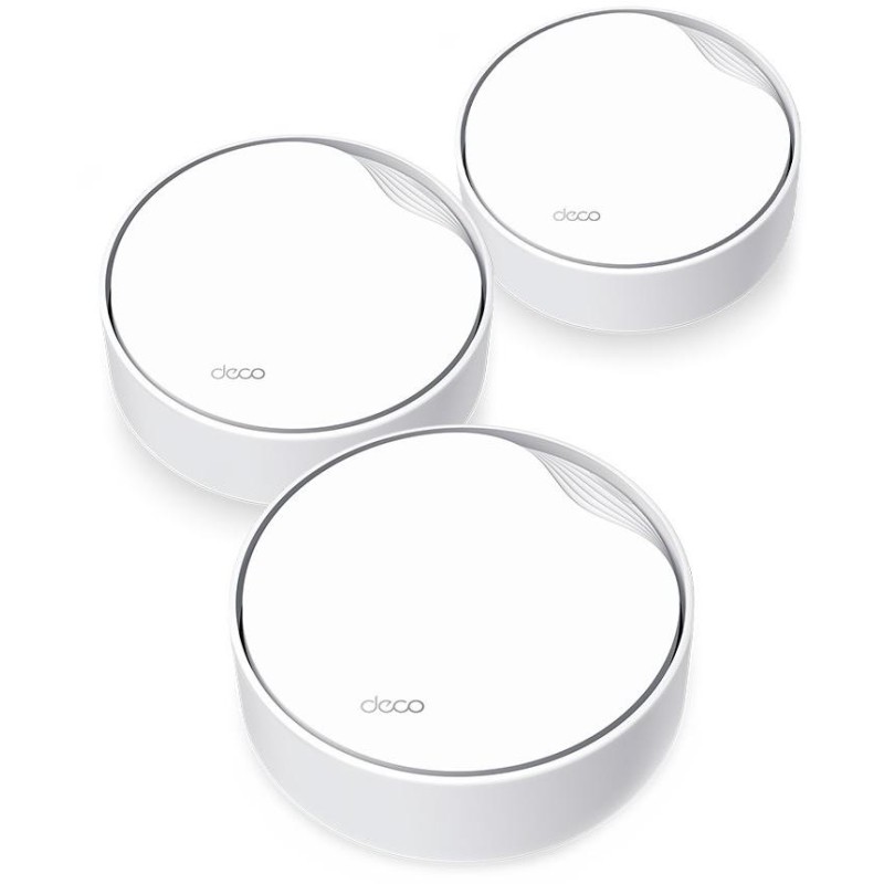 TP-Link DecoDeco X50-PoE(3-pack) AX3000 Wi-Fi 6 mesh systém, 1x 2.5GLAN, 1x GLAN, PoE