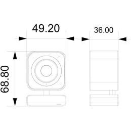 IMMAX NEO LITE SMART Security vnitřní kamera LITTLE CUBE, Wi-Fi 2,4GHz, 3MP, ONVIF, TUYA