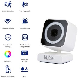 IMMAX NEO LITE SMART Security vnitřní kamera LITTLE CUBE, Wi-Fi 2,4GHz, 3MP, ONVIF, TUYA
