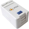 Solarix zásuvka modulárna pre 1 keystone na omietku biela SXMO-1-0-WH