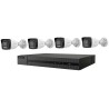 HiLook Powered by HIKVISION / Smart Hybrid Light KIT / 1x NVR-104MH-C / 4P (D) / 4x IPC-B140HA-LU
