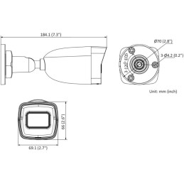 HiLook Powered by HIKVISION/ Smart Hybrid Light KIT/ 1x NVR-104MH-C/4P(D)/ 4x IPC-B140HA-LU
