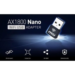 MSI WiFi USB adaptér AX1800 Nano