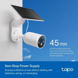 TP-Link Tapo C425 KIT Bateriová WiFi Kamera, venkovní, 4MPx, 2560 × 1440, audio, IR 15m, SD, IP66, solar panel 2.5W