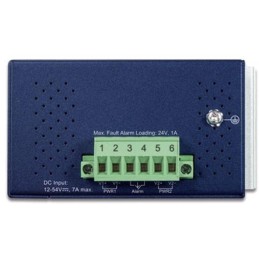 Planet IXT-900-2X1PD průmyslový konvertor 1x 10G Base-T PoE PD / 2x SFP+ 10GBase-X, IP40,-40~75°C, dual power, SNMP