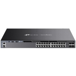 TP-Link SG6428XHP, Omada 24-Port Gigabit L3 PoE Switch, 24x GLAN PoE+, 4x 10GB SFP+, 720W PoE budget