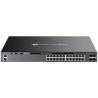 TP-Link SG6428XHP, Omada 24-Port Gigabit L3 PoE Switch, 24x GLAN PoE+, 4x 10GB SFP+, 720W PoE budget
