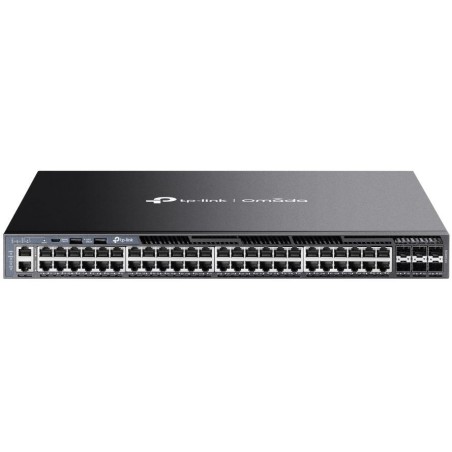TP-Link SG6654X, Omada 48-Port Gigabit L3 Switch, 48x GLAN, 6x 10GB SFP+, 2x USB, 1U