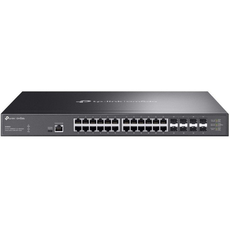 TP-Link SX3832, Omada 24-Port 10GB L2+ Managed Switch, 24× 10GB LAN, 8x 10GB SFP+