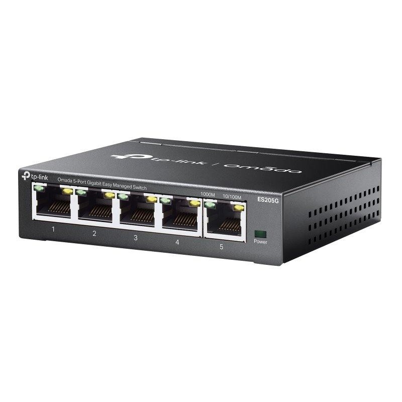 TP-Link ES205G, Omada 5-Port Gigabit Easy Managed Switch, 5x GLAN
