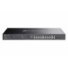 TP-Link ES220GMP, Omada 20-portowy gigabitowy przełącznik łatwy w zarządzaniu, 2x GLAN, 2x SFP, 16x GLAN PoE+, budżet PoE 250 W