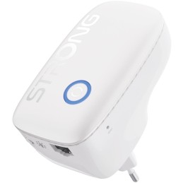 STRONG Dual Band opakovač 1200/ Wi-Fi standard 802.11a/b/g/n/ac/ 1200 Mbit/s/ 1x LAN/ 1x zásuvka/ noční světlo/ bílý