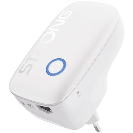 STRONG Dual Band opakovač 1200/ Wi-Fi standard 802.11a/b/g/n/ac/ 1200 Mbit/s/ 1x LAN/ 1x zásuvka/ noční světlo/ bílý