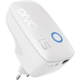STRONG Dual Band opakovač 1200/ Wi-Fi standard 802.11a/b/g/n/ac/ 1200 Mbit/s/ 1x LAN/ 1x zásuvka/ noční světlo/ bílý