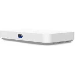 Ubiquiti UniFi Cloud Gateway Fiber - Router, Full UniFi OS, IDS/IPS, 5x 2.5GbE, 2x SFP+, Slot pro NVMe SSD, 1x PoE