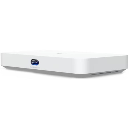 Ubiquiti UniFi Cloud Gateway Fiber - Router, Full UniFi OS, IDS/IPS, 5x 2.5GbE, 2x SFP+, Slot pro NVMe SSD, 1x PoE