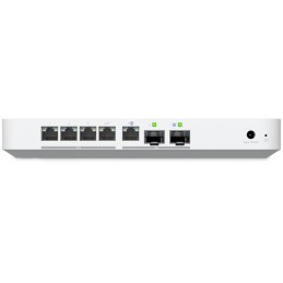 Ubiquiti UniFi Gateway Fiber - Router, IDS/IPS propustnost 5Gbps, 4x 2.5GbE, 1x 10GbE, 2x SFP+, 1x PoE+ (30W)