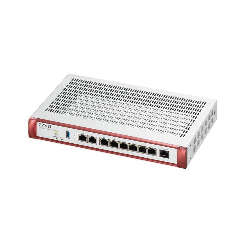 Zyxel USG FLEX 200 H, 2*2.5G & 6*1G, 1*USB with 1 YR Gold Security Pack