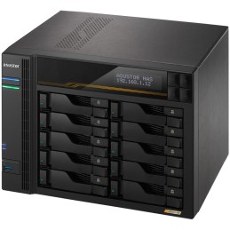 Asustor Lockerstor 10 Gen3 AS6810T   10x 2,5"/3,5" SATA III/ 16GB RAM/ Dual 10GbE Ports/ Dual 5GbE Ports/ 4x M.2 SSD