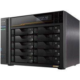 Asustor Lockerstor 10 Gen3 AS6810T   10x 2,5"/3,5" SATA III/ 16GB RAM/ Dual 10GbE Ports/ Dual 5GbE Ports/ 4x M.2 SSD