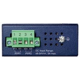 Planet IGS-514PT kompaktní průmyslový L2/L4 switch, 4x1Gb, 1x1G SFP, 4x1Gb PoE+ 802.3at 120W, -40~75°C, IP30, fanless