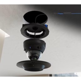 Ubiquiti UniFi AI Dome Camera Flush Mount B - Instalační krabice na strop/zeď pro UniFi AI Dome, zápustná, černá
