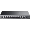 TP-Link ES210GMP, Omada 10-Port Gigabit Easy Managed Switch, 1x GLAN, 1x SFP, 8x GLAN PoE+, 123W PoE budget