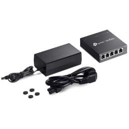 TP-Link ES205GP, Omada 5-Port Gigabit Easy Managed Switch, 1x GLAN, 4x GLAN PoE+, 65W PoE budget