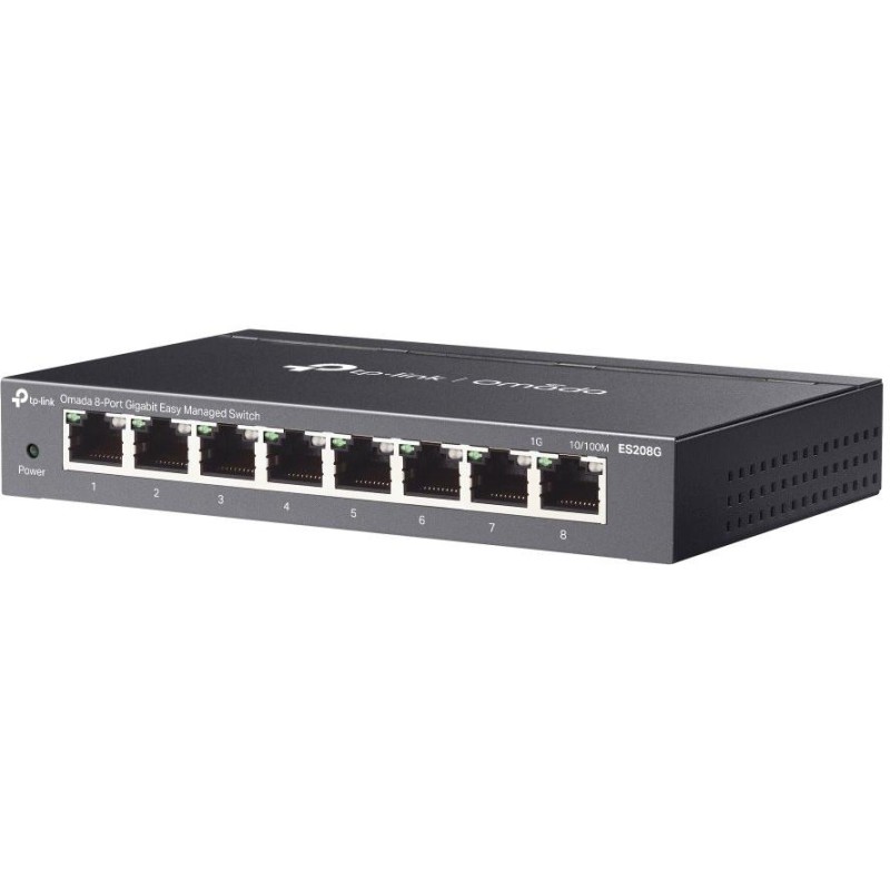 TP-Link ES208G, Omada 8-Port Gigabit Easy Managed Switch, 8x GLAN