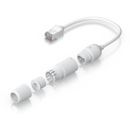Ubiquiti Easy Cable, 2-Pack - Kabel kategorie Cat6a s vodotěsnou krytkou, IPX6, délka 0,15m, 2 kusy