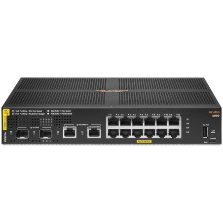 HPE Networking CX 6000 12G CL4 PoE 2G/2SFP 139W