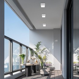 IMMAX NEO sada 2x CANTO SMART stropní svítidlo  15x15cm 12W bílé Zigbee 3.0 + DO, TUYA