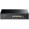 STRONG switch SW5011POE+/ 4x Gigabit POE+ port/ 1x Ggabit Uplink port/ 1x Gigabit SFP port/ IEEE802.3af/at/ metal chassis