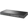 TP-Link SG3218XP-M2 Omada Switch 16x 2,5 GLAN (8x Non-PoE + 8x PoE+), 2x 10G SFP+, PoE budget 240W, 1U 19"