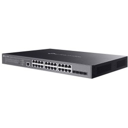 TP-Link SG3428XMPP, Omada 24-Port Gigabit Smart PoE Switch, 16x PoE+, 8x PoE++, 4x 10GB SFP+, 500W PoE budget