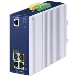Planet TSN-900-2T2S průmyslový TSN media konvertor, 2x1Gb, 2x2.5Gb SFP,  1x RJ45-to-RS232, RING, 1588PTP, -40~75°C
