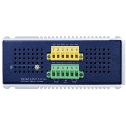 Planet TSN-900-2T2S průmyslový TSN media konvertor, 2x1Gb, 2x2.5Gb SFP,  1x RJ45-to-RS232, RING, 1588PTP, -40~75°C