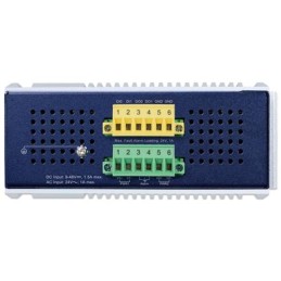 Planet TSN-5225-4T2S průmyslový TSN L2+ switch, 4x1Gb, 2x2.5G SFP, 1x RJ45-to-RS232, RING, 1588PTP, -40~75°C