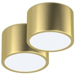 IMMAX NEO sada 2x RONDATE SMART stropní svítidlo 15cm 12W zlaté Zigbee 3.0 + DO, TUYA