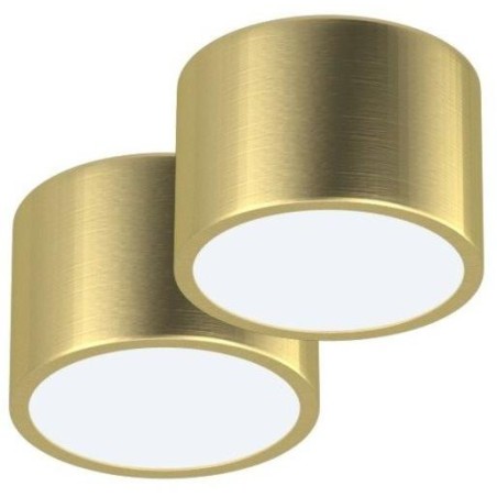 IMMAX NEO sada 2x RONDATE SMART stropní svítidlo 15cm 12W zlaté Zigbee 3.0 + DO, TUYA