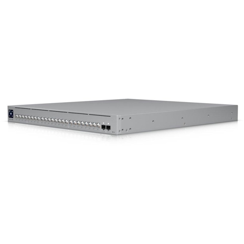 Ubiquiti UniFi Switch Pro XG 24 PoE - 16x 10GbE, 8x 2.5GbE, 2x SFP28, Etherlighting, 24x PoE+++ (PoE budget 720W)