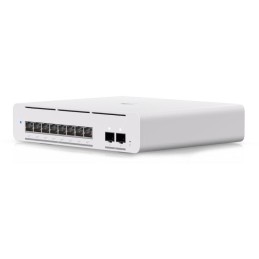 Ubiquiti UniFi Switch Pro XG 8 PoE - 8x 10GbE, 2x SFP+, Etherlighting, 8x PoE++ (PoE budget 155W)