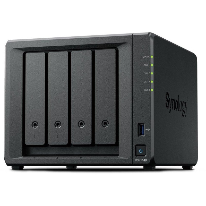 Synology DS925+   4x SATA, 4GB RAM, 2x USB 3.2, 2x 2,5 GbE